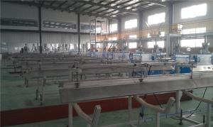 Tianjin PE wood plastic customer site